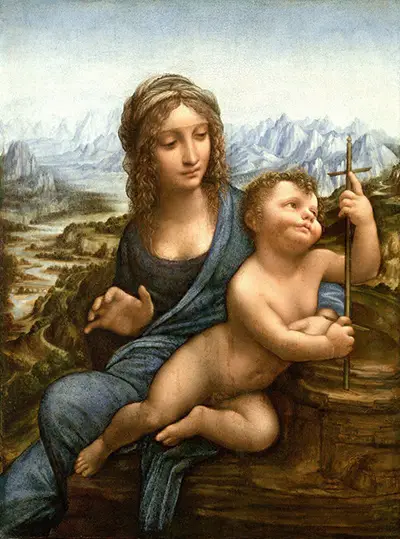 Madonna van de garenwinder Leonardo da Vinci